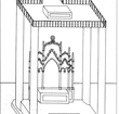 16. El altar doble de la capilla