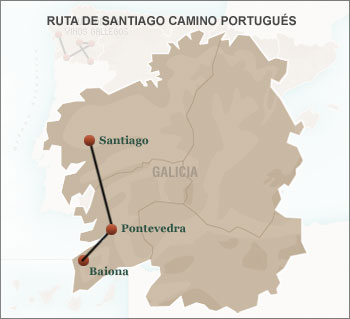 Ruta de Santiago camino portugu�s (2010)